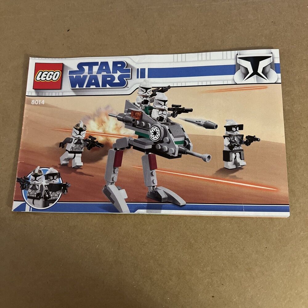 LEGO Star Wars 8014 Instruction Manual Booklet Only